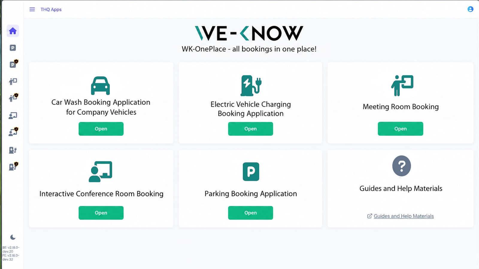 Workspace Manager — modular reservation system